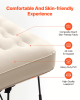 Air Mattress with Frame, Inflatable 2 Person Camping Cot with Built-in Pump, Portable Folding Air Beds Supports 600 lbs