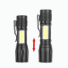 2 Pack USB Rechargeable Small LED Flashlights Camping Flashlight Work Light (Logistics only For USPS.TK/TMEU only For self-pickup)