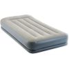 Standard Pillow Rest Air Mattress: Fiber-Tech – Twin Size – Built-in Electric Pump – 12in Bed Height – 300lb Weight Capacity