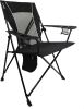 Foldable Camping Chair, Vik Black, Polyester, Mesh, Steel, Portable, Durable, Unisex