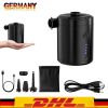 5200mAh Cordless Electric Air Pump for Inflatables, Pool, Boat, Air Mattress