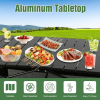 Folding Camping Table,Increase in height 46x22 inch Lightweight Fold Up Tables