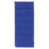 Youth warm weather rectangle sleeping bag - Blue Red (youth size 64" x 28")