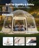 Pop up Bubble Tent, 15 x 13.8 ft Waterproof & UV-Resistant, Clear Camping Tent Shelter, Outdoor Garden Dome Igloo Tents with Windows
