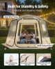 Pop up Bubble Tent, 11 x 10.2 ft Waterproof & UV-Resistant, Clear Camping Tent Shelter, Outdoor Garden Dome Igloo Tents with Windows