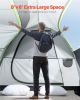 SUV Tent for Camping, 8FT L x 8FT W, Waterproof PU2000mm Spacious Double Layer Design for 5-8 Person, SUV Camping Tent with Mesh Windows