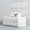 6pcs Portable Disposable Towels, Thickened, Separately Packaged, Soft and Light Beige-Friendly, Highly Absorbent, Suitable for Business Travel