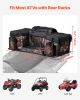 ATV Rear Storage Bag, 68L ATV Rear Cargo Bag with Sponge Seat Cushion & Bottle Holder