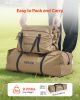 Hot Tent for 4-6 Persons, Portable Winter Tipi Tent with Stove Jack, Waterproof Canvas Camping Tents