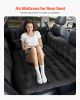 Car Air Mattress, Inflatable Back Seat Car Camping Mattress, Flocking Travel Beds, Durable Portable Sleeping Pad with Air Pump, 2 Pillows, Nozzle