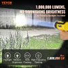 Rechargeable Spotlight Flashlight, 1000,000 Lumens, IP67 Waterproof Handheld LED Spot Light